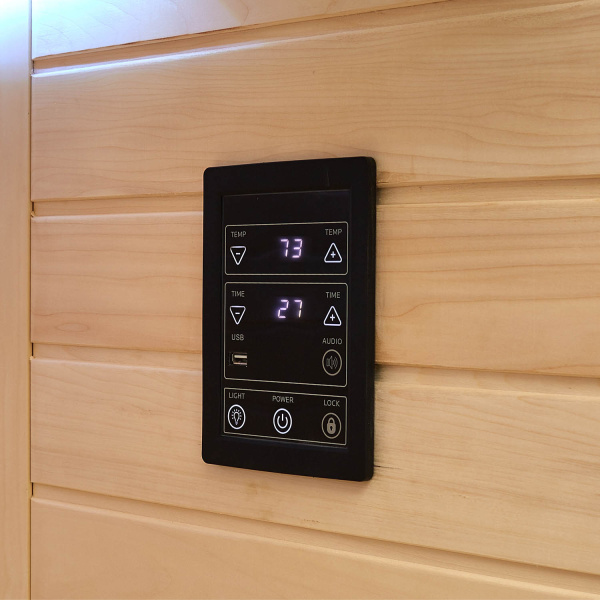 Инфракрасная сауна Mexda WS-1809 красный кедр 1500*1000*1900